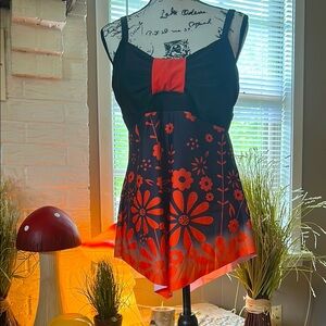 Tankini floral top